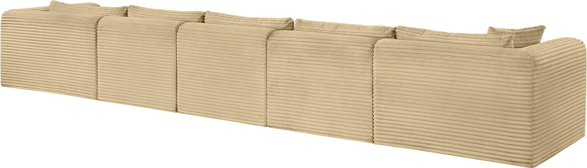 Shaggy - 5 Piece Modular Sectional With Chaise