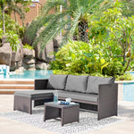 Manhattan Menton - 3-Piece Sectional Set
