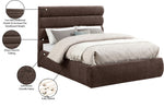 Adam - Chenille Fabric Bed With 52" Headboard