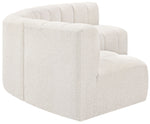 Arc - Boucle Fabric 5 Piece U-Shaped Modular Sofa
