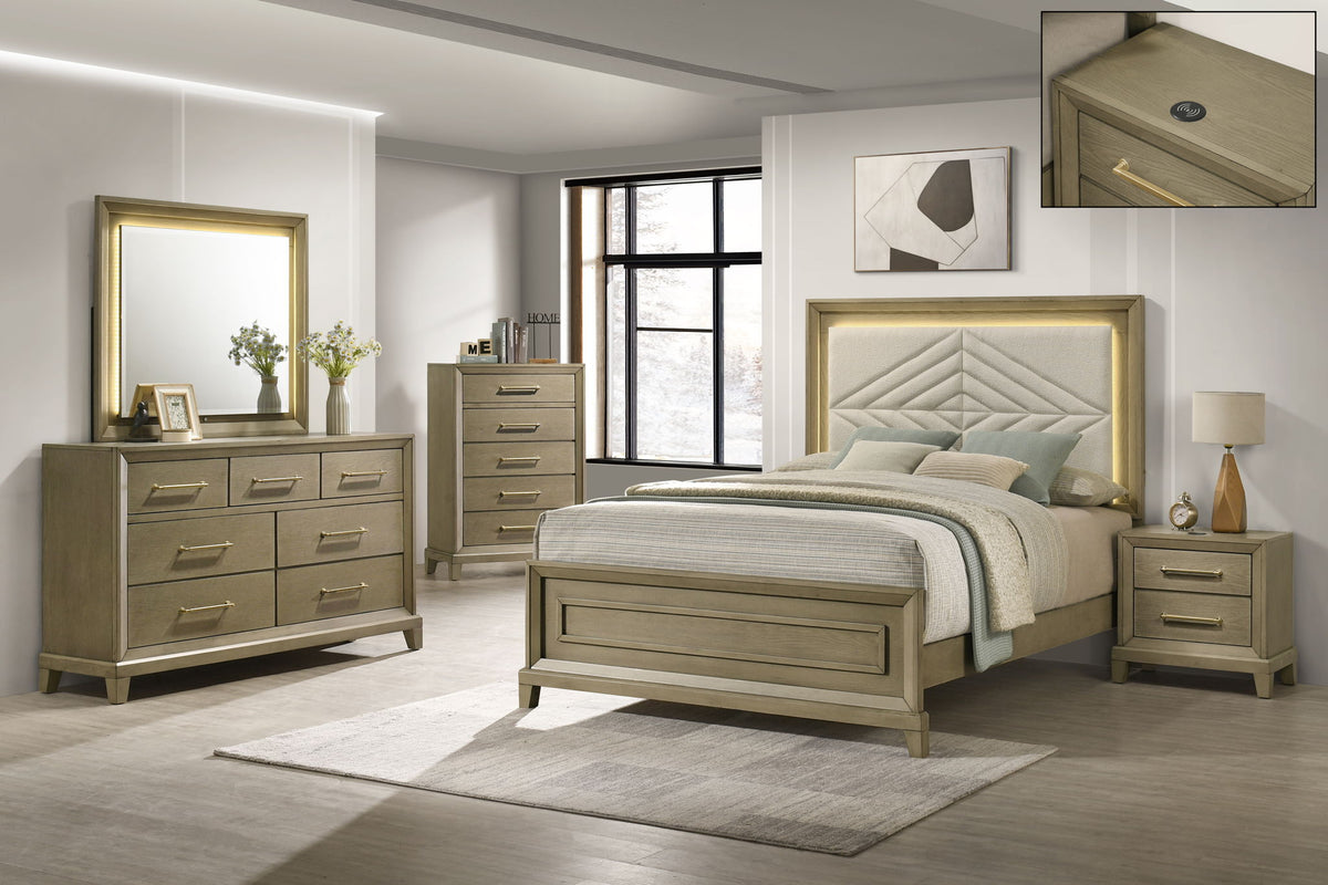 Dove - Dresser - Light Walnut