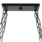 Edgecomb - 10 Light Indoor-Outdoor Chandelier - Black / Gray