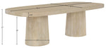 Woodhaven - Solid Wood And Oak Veneer Dining Table
