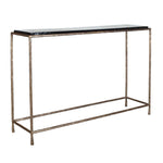 Ovard - Minimalist Metal Console Table - Brass