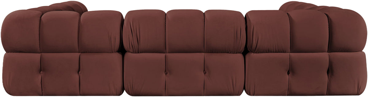 Orin - Velvet 6 Piece Modular Sectional