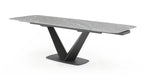 Cloud - Dining Table - Gray / Black