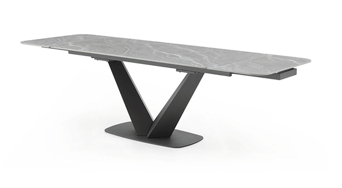 Cloud - Dining Table - Gray / Black