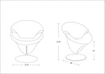 Manhattan Tulip - Swivel Lounge Chair