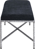 Valley - Bench With Silver Frame