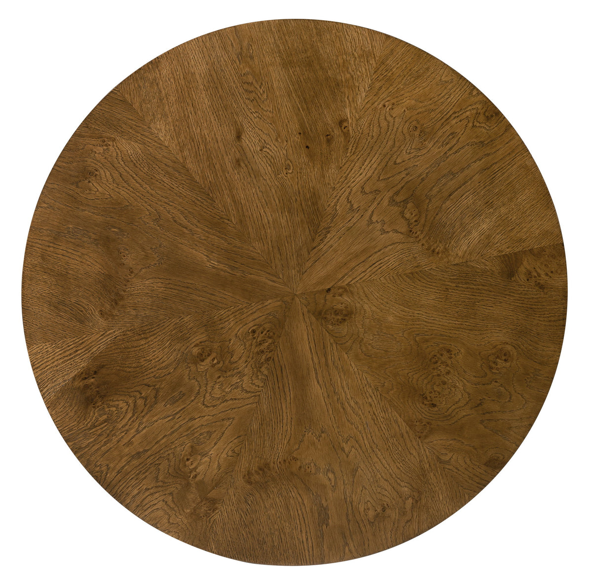 Melange - Mulholland Round End Table - Dark Brown