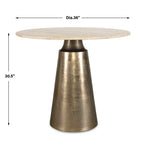 Midsummer - Indoor-Outdoor Bistro Table - Brass