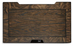 Maylee - Three Drawer Night Stand - Dark Brown