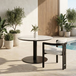 Jazmin - Outdoor Table With Aluminum Pedestal Base