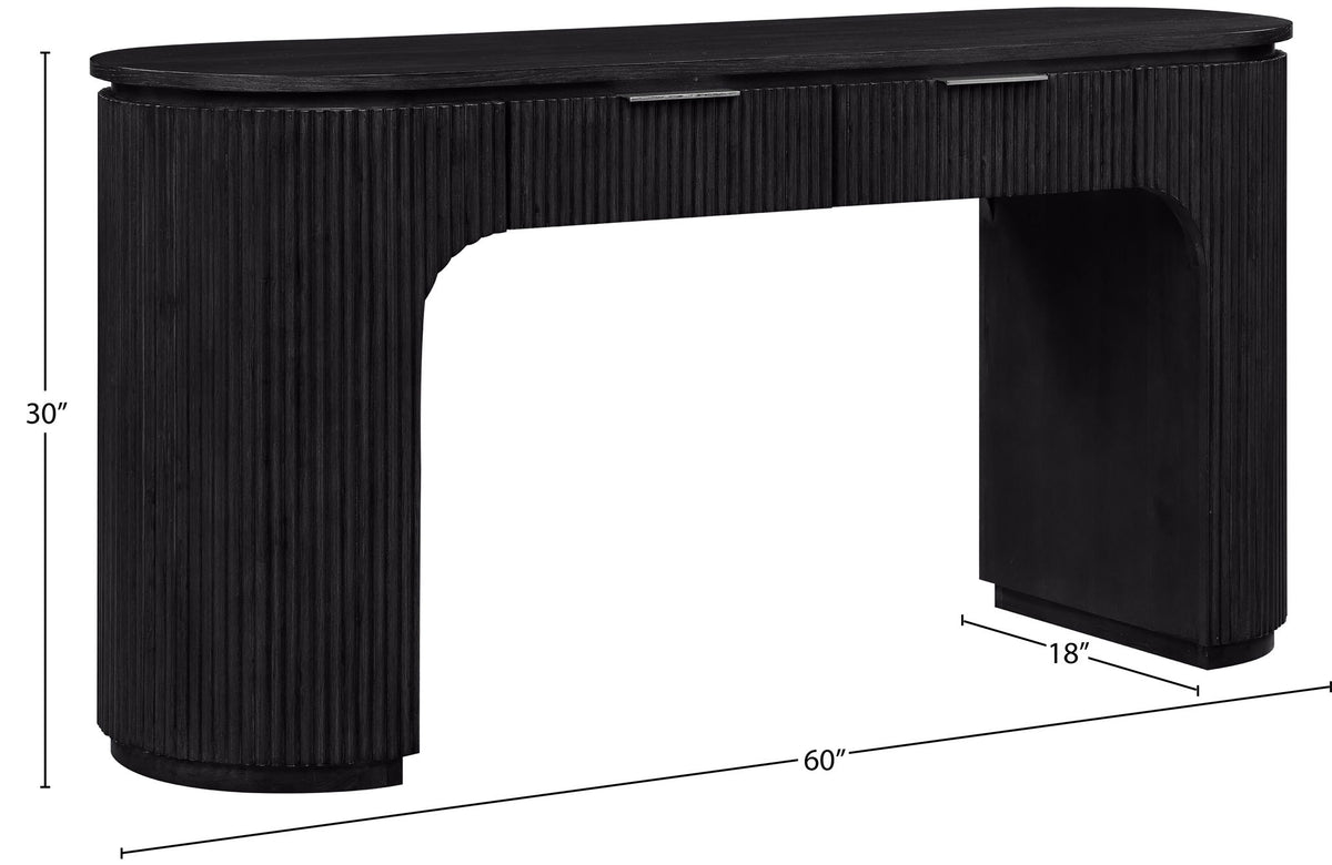 Astrid - Solid Wood And Oak Veneer Desk