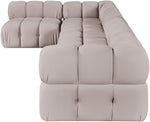 Orin - Velvet 5 Piece Modular Sectional
