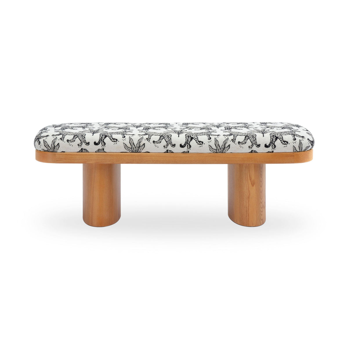 Ollie -  Leopard Jacquard Bench