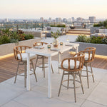 Dimira - Bar Table - Natural / Beige
