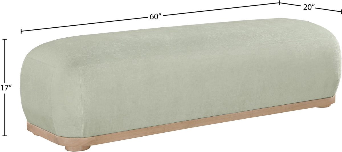 Calum - Bench - Light Brown Frame