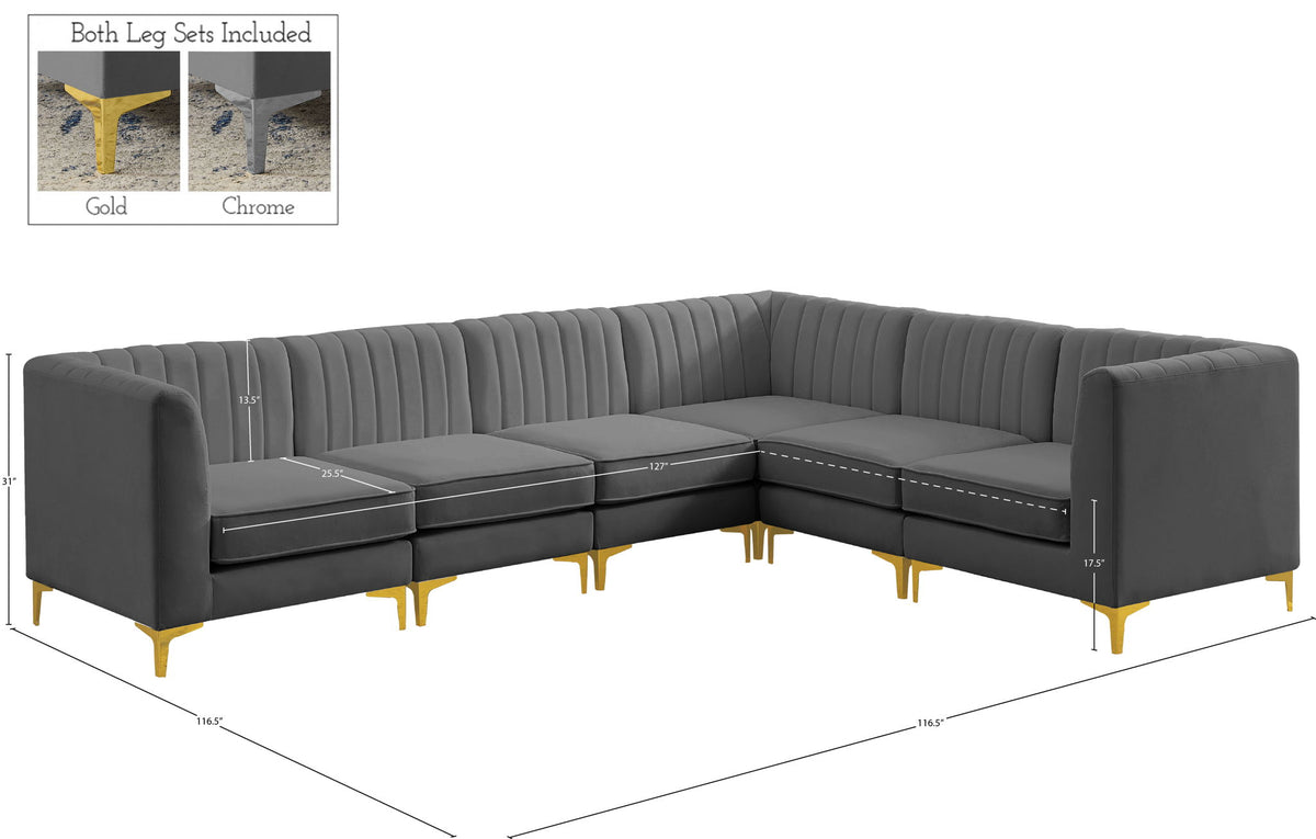 Alina - 6 Piece Sectional
