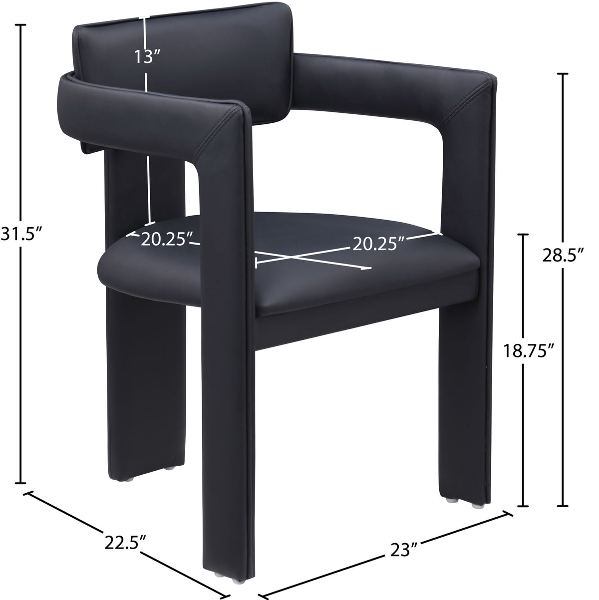 Brenda - Faux Leather Dining Chair (Set of 2)