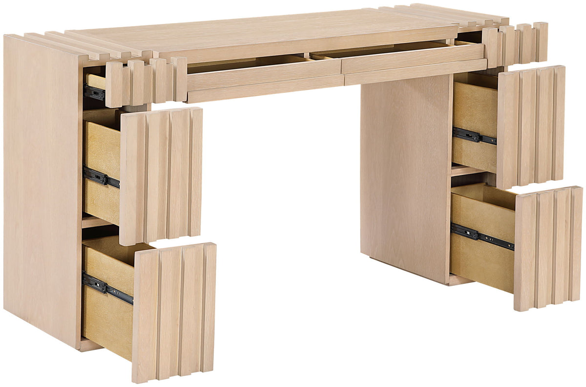 Stanton - Oak Veneer And Solid Wood Table