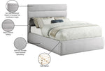 Adam - Linen Fabric Bed With 52" Headboard