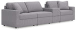 Modmax - Straight Sectional - Granite