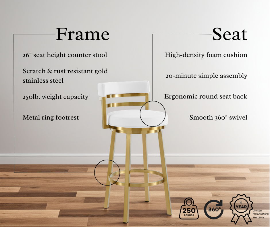 Madrid - Swivel Stool
