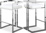 Ezra - Stool with Chrome Legs (Set of 2)