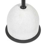 Morro - Marble Side Table - White / Black