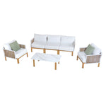 Vine - 4-Piece Conversation Set - White