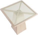 Atrium - Glass Top And Wood Base Dining Table