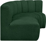Arc - Boucle Fabric 3 Piece Sofa