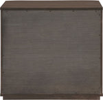 Morino - Oak Veneer And Solid Wood Nightstand - Brown