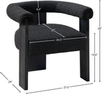 Barrel - Dining Chair - Black Legs