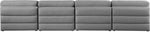 Beckham - Modular 4 Seats Armless Sofa