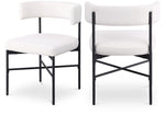 Rivage - Durable Dining Chair With Black Frame (Set of 2)