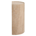 Basilica - Accent Table - Brown / White