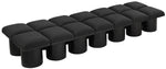 Pavilion - 14 Piece Modular Bench With Black Base