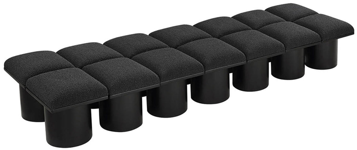 Pavilion - 14 Piece Modular Bench With Black Base