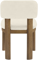 Paloma - Vegan Leather Upholstered Dining Chair (Set of 2) - Brown Frame