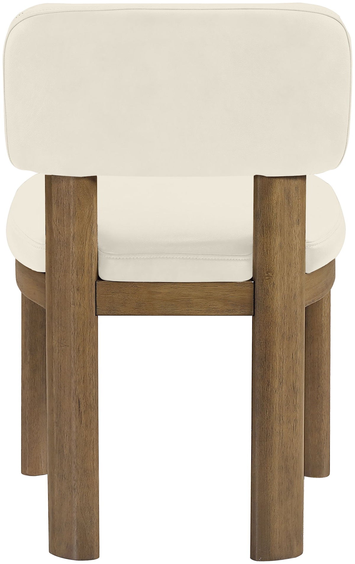 Paloma - Vegan Leather Upholstered Dining Chair (Set of 2) - Brown Frame