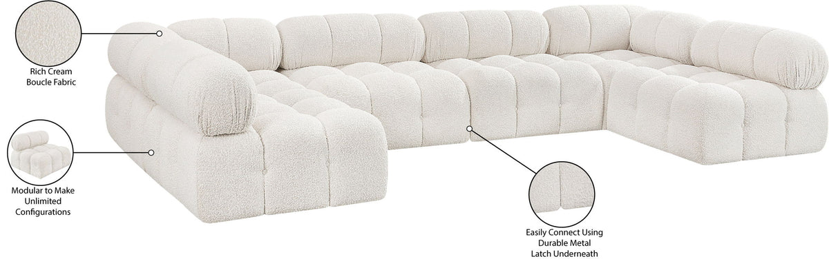 Ames - 6 Piece Fabric Modular Sectional