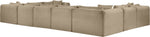 Shaggy - Fabric 9 Piece Modular U-Shaped Sectional