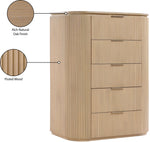Astrid - Solid Wood And Oak Veneer Chest