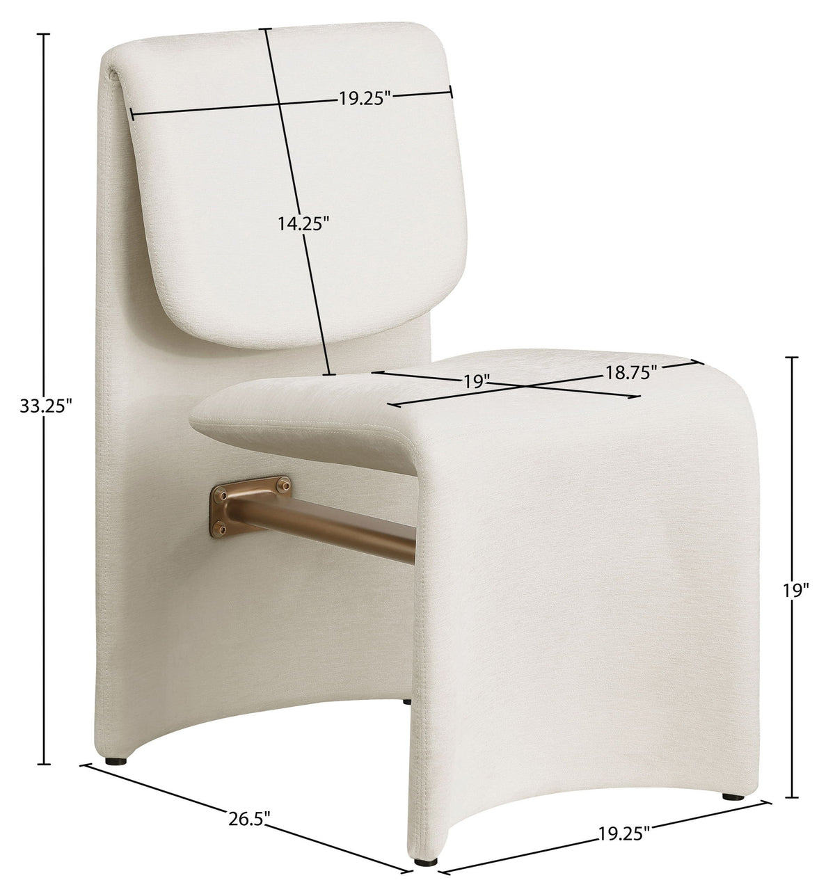 Slique - Performance Fabric Upholstered Dining Chair (Set of 2)