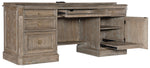 Work Your Way - Computer Credenza - Light Brown