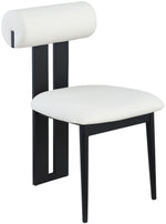 Dario - Faux Leather Dining Chair With Black Frame (Set of 2)