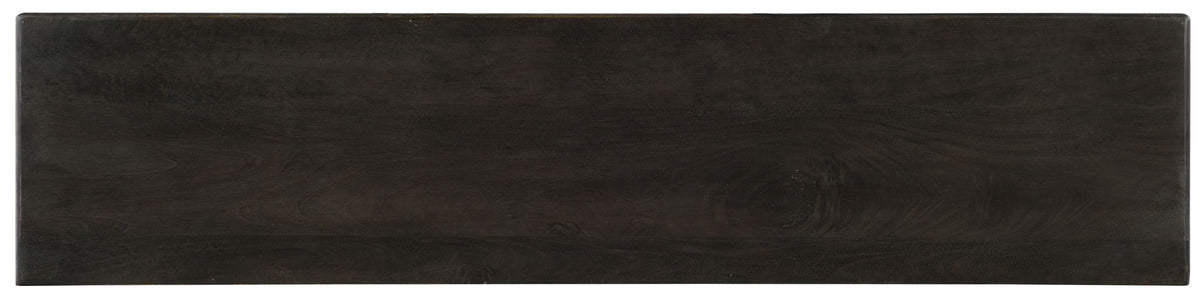 Home Accent - Shimmer 3-Door Credenza - Dark Gray / Silver