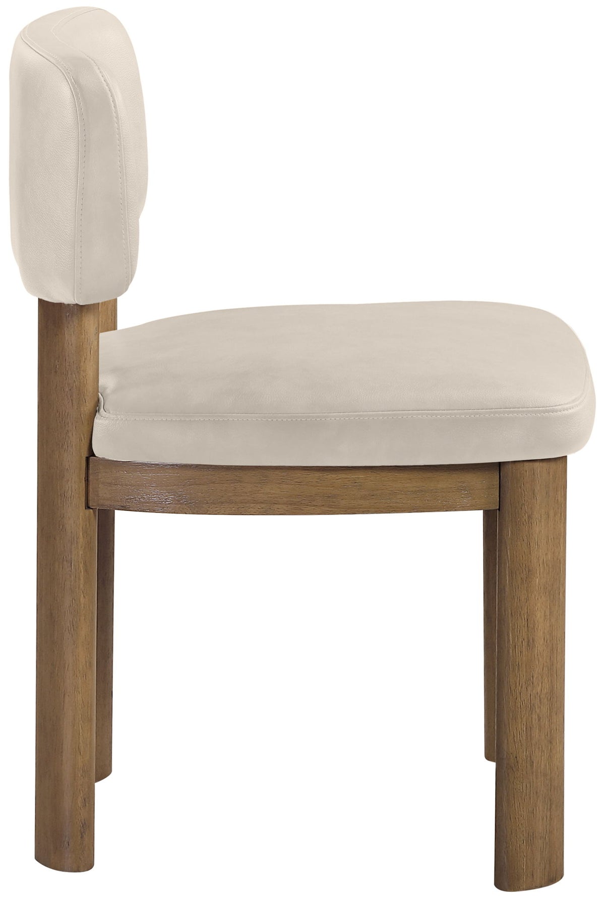 Paloma - Vegan Leather Upholstered Dining Chair (Set of 2) - Brown Frame